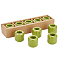 Porcelain Candle Holder, Candle Jar, Column, Olive, 3.2x3.2cm, Inner Diameter: 1.75cm, 5pcs/box