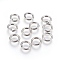 Non-Tarnish 304 Stainless Steel Open Jump Rings, Stainless Steel Color, 9x1.5mm, Inner Diameter: 6mm, 700pcs/bag