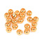 201 Stainless Steel Spacer Beads, Rondelle, Golden, 4x3mm, Hole: 2.5mm