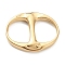 304 Stainless Steel Buckles, Flat Oval, Golden, 21.5x18x3mm