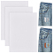Self-adhesive Non-woven Fabrics, Water Soluable Fabrics, Rectangle, White, 29.8~30x20~21x0.02cm