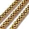 Ion Plating(IP) 304 Stainless Steel Link Chains, Unwelded, Real 18K Gold Plated, 7.5mm