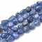 Natural Kyanite/Cyanite/Disthene Beads Strands, Tumbled Stone, Nuggets, 6~15x5~10x3~8mm, Hole: 1mm, about 38~41pcs/strand, 15.35~15.94 inch