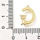 Латунные микро проложить кубического циркония подвески KK-M310-01G-07-3