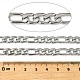 Цепи Фигаро из хирургической нержавеющей стали 316 CHS-H114-09A-P-3