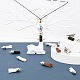 60 шт. 4 цвета искусственная замша подвеска с кисточкой украшения FIND-LS0001-04D-7