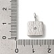 Подвески из латуни с покрытием из прозрачного кубического циркония KK-Z056-23P-3