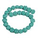 Нити резных бусин синтетического коралла CORA-K009-05B-03-4