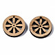 Кулоны из неокрашенного натурального дерева WOOD-N007-119-2