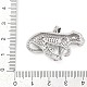 Латунные микро проложить кубического циркония подвески KK-M307-08P-3