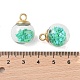 Стеклянные круглые подвески GLAA-P063-01G-06-3
