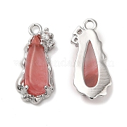 Латунные микро проложить кубического циркония подвески KK-C028-12P-05
