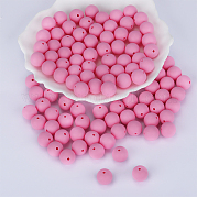 Круглые силиконовые фокусные бусины SI-JX0046A-72