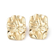 Серьги-гвоздики из нержавеющей стали 304 EJEW-H115-28G