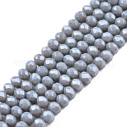 Стеклянные бусины с гальваническим покрытием  EGLA-A034-P3mm-A16