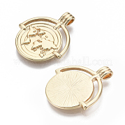 Латунные подвески KK-R126-024G-NF