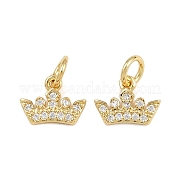 Латунные микропаве прозрачные кубические циркониевые подвески KK-A269-29G