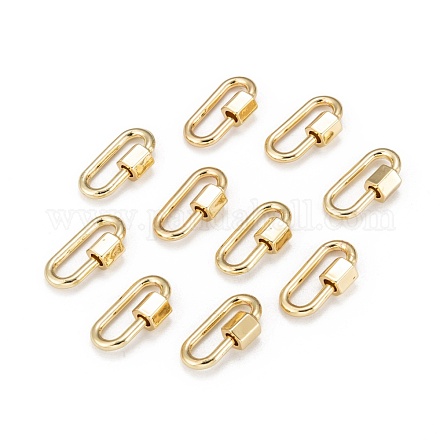 Латунные брелоки с карабином KK-T047-08G-1
