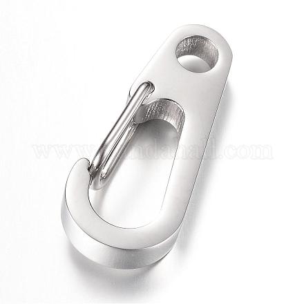 Фурнитура для брелока из нержавеющей стали 304 STAS-R065-76-1