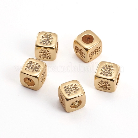 Латунные микропаве из прозрачного кубического циркония ZIRC-L091-023G-1