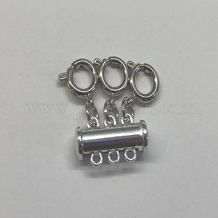 Латунные магнитного слайд замок застежки AJEW-PH01208-01-1