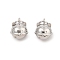 Brass Pendants, Cadmium Free & Nickel Free & Lead Free, with Jump Ring, Cat Shape Charms, Real Platinum Plated, 14x12mm, Hole: 5mm