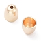 Brass Cord Ends, End Caps, Cadmium Free & Nickel Free & Lead Free, Cone, Real 18K Gold Plated, 8x7mm, Hole: 1.5mm, Inner Diameter: 6mm