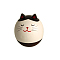 Wood Tumbler Toy Sculpture, for Home Office Desktop Decoration, Cat Shape, 60x50mm