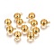 304 Stainless Steel Tube Bails, Loop Bails, Rondelle, Golden, 11x8x5.5mm, Hole: 1.6mm, Inner Diameter: 5mm.