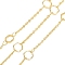 Brass Cable Chains, Soldered, Cadmium Free & Nickel Free & Lead Free, with Spool, Hexagon, Golden, 6x6.5x1mm, about 32.81 Feet(10m)/Roll