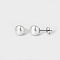 Elegant Stainless Steel Imitation Pearl Stud Earrings, Round, Silver
