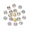 Preciosa® MAXIMA Crystal in Sew-On Cup, Czech Crystal, 719 37 085 Chaton(Round), Golden, 00030 265 Vitrail Light, SS29(6.15~6.35mm)