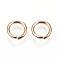 304 Stainless Steel Jump Rings, Open Jump Rings, Golden, 9x1.5mm, Inner Diameter: 6mm