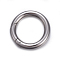 Tarnish Resistant 201 Stainless Steel Spring Gate Rings, O Rings, Stainless Steel Color, 24x3.5mm, Inner Diameter: 16mm
