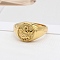 304 Stainless Steel Finger Rings, Angel, Golden, US Size 8(18.1mm)