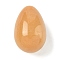 Natural Topaz Jade Egg Shape Display Decorations, Figurine Home Decoration, Reiki Energy Stone for Healing, 29~30x20~21mm