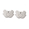 Non-Tarnish 304 Stainless Steel Charms, Hands with Heart, Stainless Steel Color, 15x21.5x1.4mm, Hole: 1.4mm