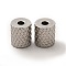 Non-Tarnish 201 Stainless Steel Beads, Column, Stainless Steel Color, 7x6mm, Hole: 1.5mm