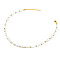 Bohemian Style Natural Howlite Tube Beaded Necklaces, White
