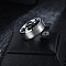 201 Stainless Steel Finger Rings for Women, Stainless Steel Color, 6mm, Inner Diameter: 17.4mm