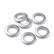 Non-Tarnish 304 Stainless Steel Linking Rings, Rings, Stainless Steel Color, 15x2mm, Inner Diameter: 9.5mm