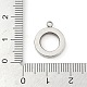 Подвески из нержавеющей стали 304 со стразами STAS-S131-04P-02-3