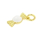 Подвески из латуни с эмалью в стойку KK-U021-04F-G-2