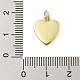 Подвески из латуни с покрытием из эмали KK-Z074-09G-4
