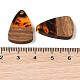 Подвески из смолы и дерева WOOD-S061-02O-3