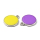 Ccb пластиковые эмалевые подвески CCB-K009-14P-3