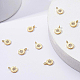Латунные микро проложить кубического циркония подвески KK-BC0006-30G-5