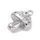 Латунные микро проложить кубического циркония подвески KK-D288-08P-2