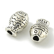 Сплавочные овальные бусины тибетского стиля  TIBE-I026-5909AS