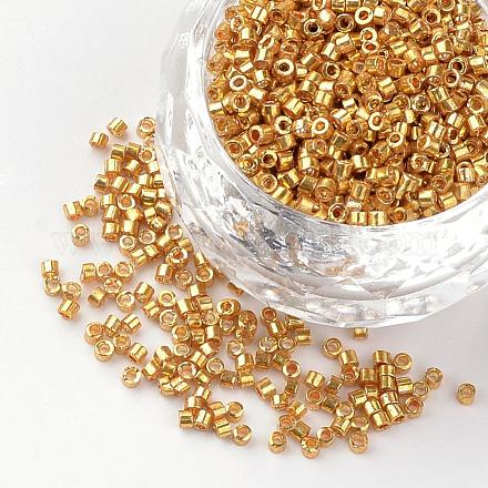 Никелированный стеклянные бусины стеклярус SEED-R043-09-1
